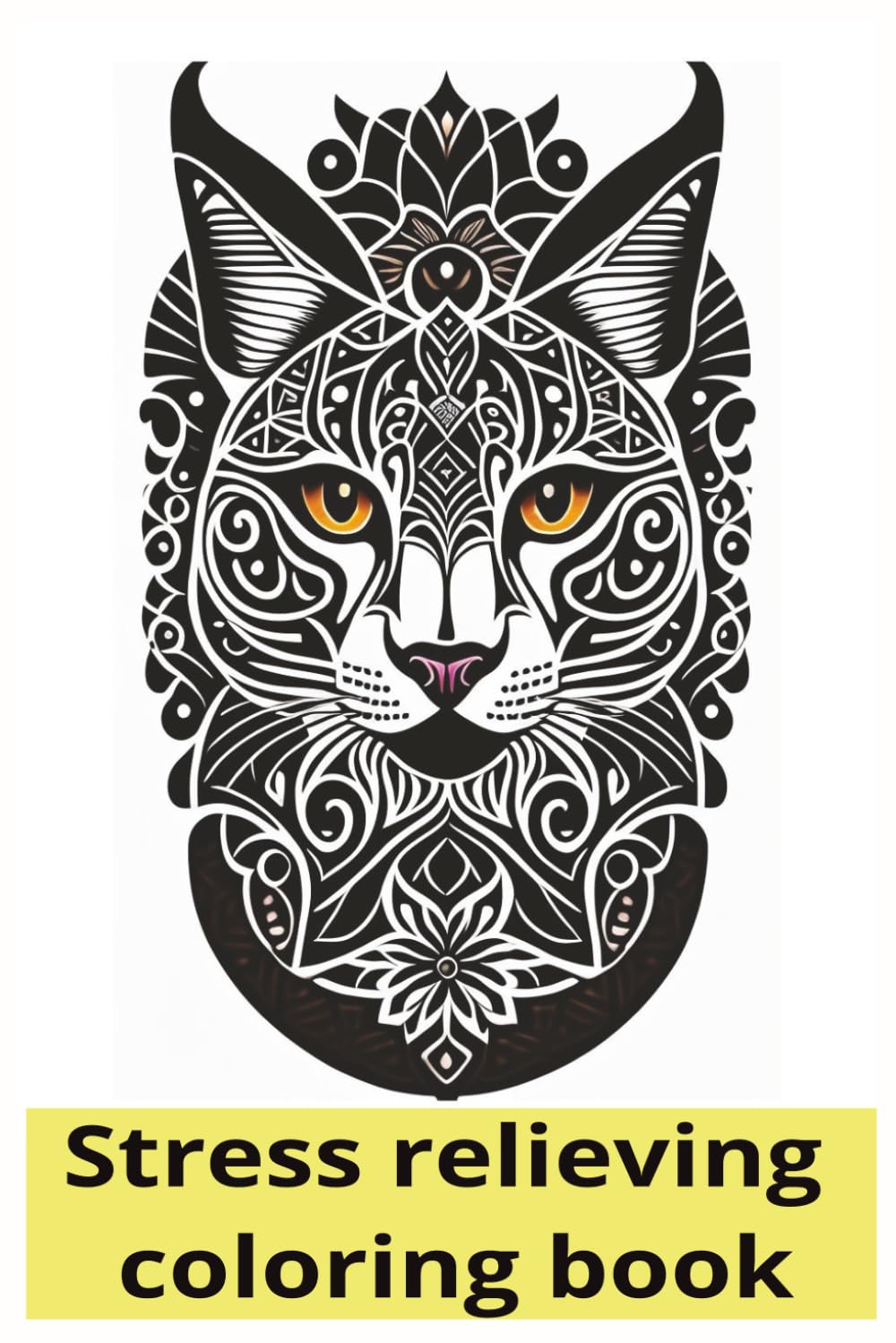 Stress relieving coloring book: 40 images to color (Coloring books for adults)