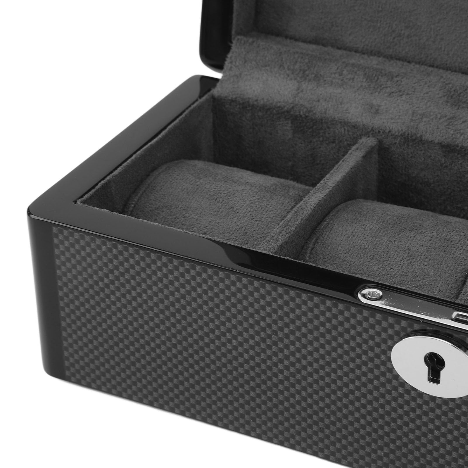 Jeanoko Scatola per Orologi Nera Squisita Organizer a 4 Slot per Orologi