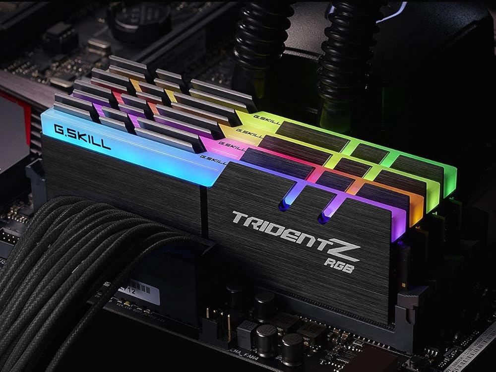G.SKILL 64GB (4 x 16GB) TridentZ RGB Series DDR4 PC4 -28800 3600MHz for Intel Z270 Platform Desktop Memory Model thumbnail 2