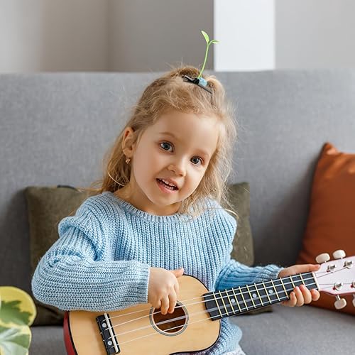 Miniatura 6 de 10 pinzas para el pelo de brotes de frijoles, horquillas para el pelo de plantas pequeñas, pasador de hierba divertida para niñas