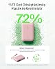 Belkin Taşınabilir Şarj Cihazı, 10.000 mAh USB-C İnce Güç Kaynağı, 2 USB-C Port, Dijital Pil Göstergesi, 20 W Hızlı Şarj, iPhone 16, 15 Serisi, Samsung Galaxy S25, S24, Pixel 9, iPad ve Fazlası, Pembe