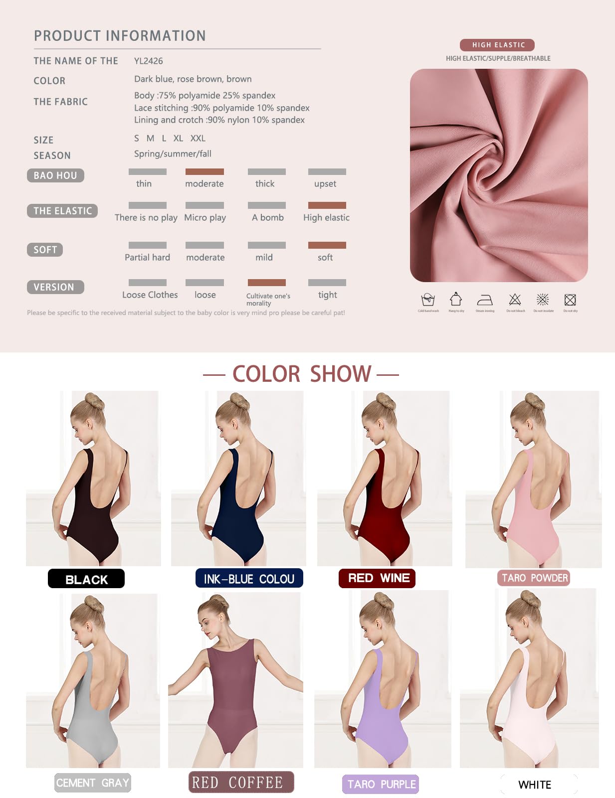 Genérico Chaqueta de Danza Ballet Mallas de Baile de Ballet Ropa de práctica de Ballet for Adultos Ropa de Baile for Mujeres Equipo de Baile Gimnasia