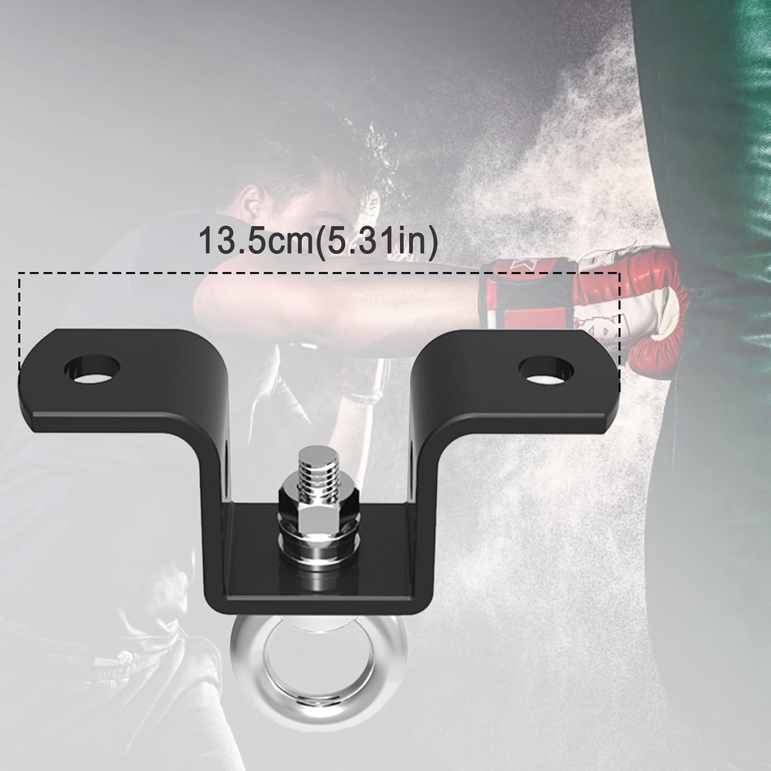 Heavy Bag Hanger, Load Capacity 220lb Heavy Bag Wall Mount Ceiling Install - with Mountaineering Buckle Heavy Bag Stand Punching Bag Hangers for Strength Training Systems