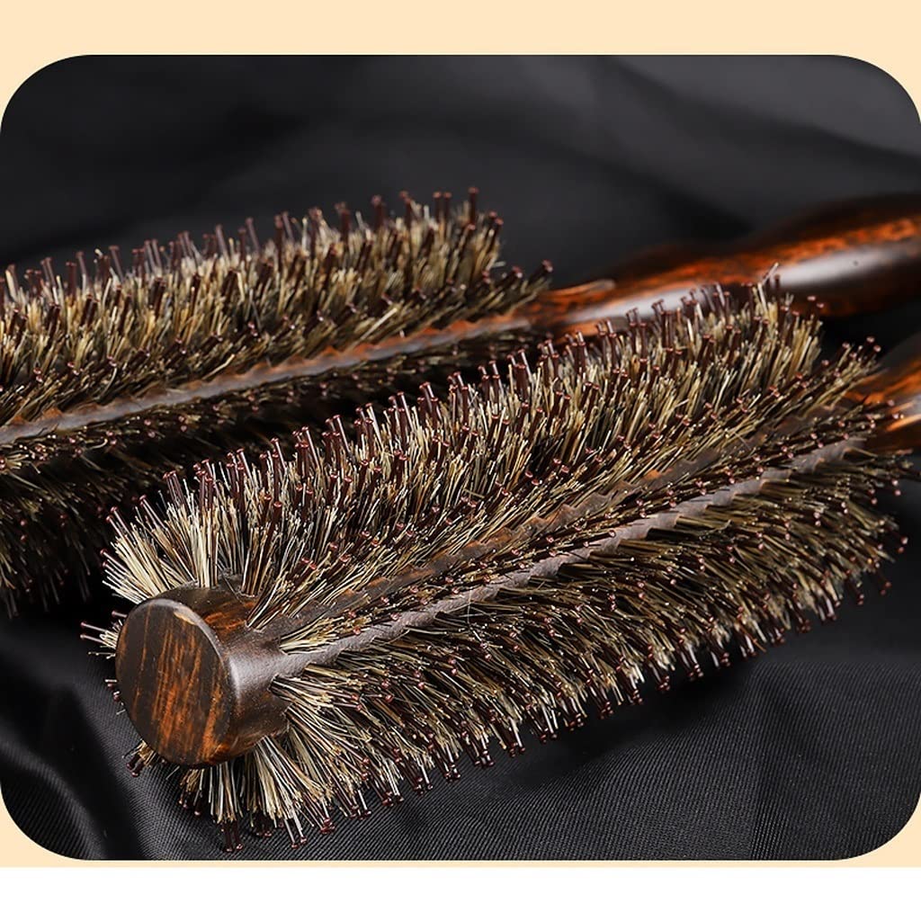 Peine de Peluquero Peine for cabello rizado, peine de cerdas, cepillo for soplar el cabello, peine con rodillo, muy adecuado for secar, peinar, dar volumen y peinar Peine de Viaje