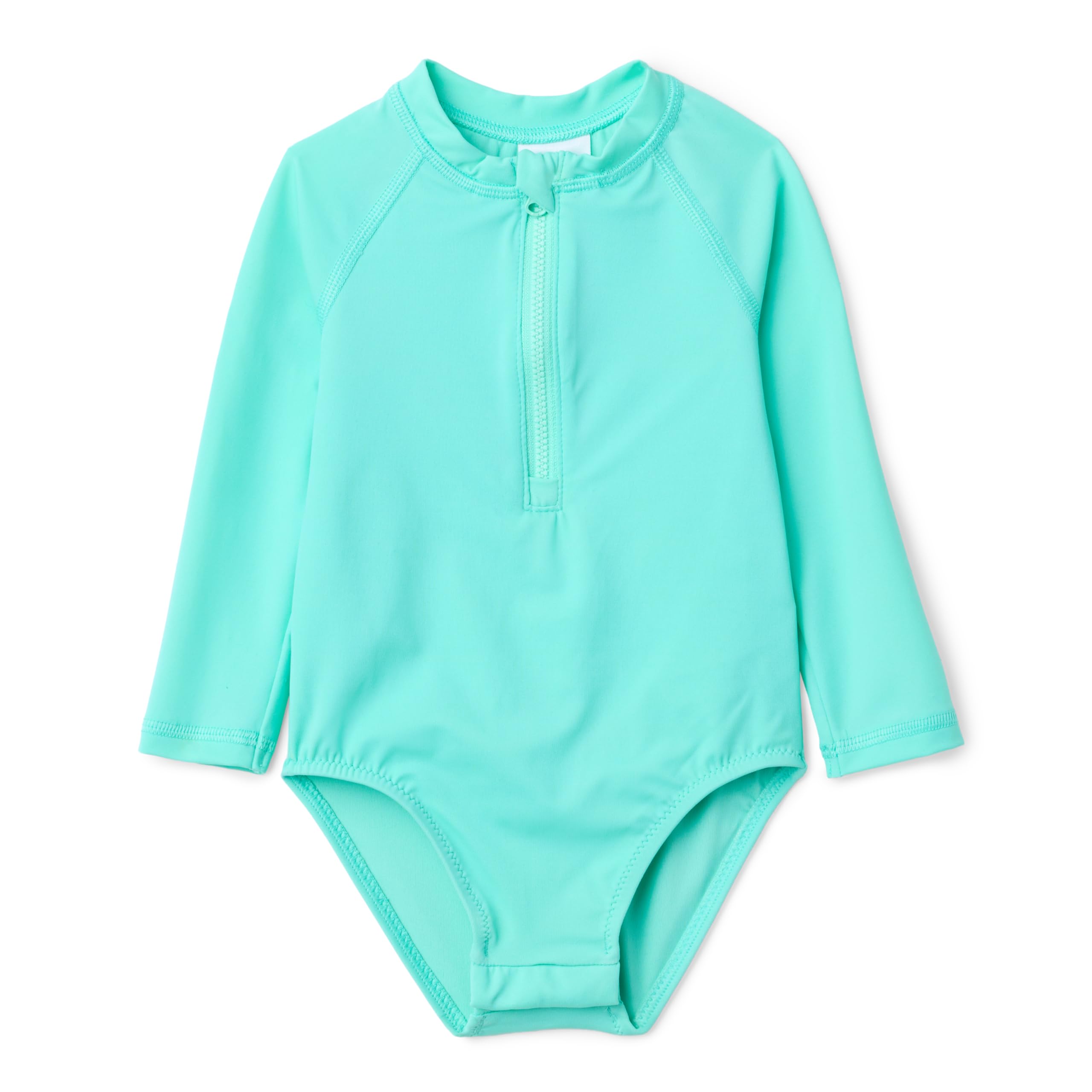 

                                                    Amazon Essentials Baby Girls' Long Sleeve Rash Gua