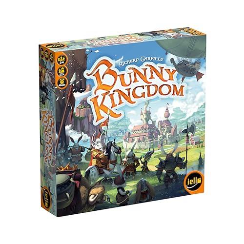 IELLO: Reino de los Conejos, Juego de Estrategia de Mesa, Expande Tu Señorío con Solo un Conejo, Tiempo de Juego de 45 Minutos, 2 a 4 Jugadores, Para Edades de 14 y Más