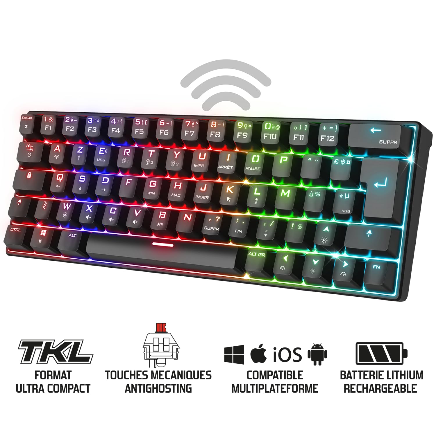 Spirit Of Gamer XPERT K200, BLACK - Image 2