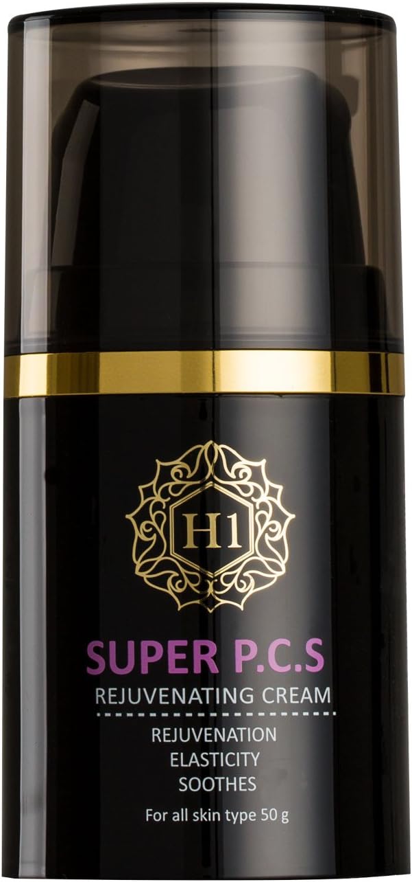 H1 Super P.C.S Rejuvenating Cream - The Best Anti Aging Skin Care Face Cream for Day and Night 1.76 oz. (50g)