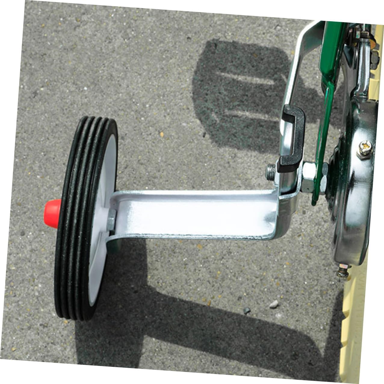 Replaceable Training Wheels for Bike Silver Auxiliary Wheels with Thick Bracket for Stability and Safety Easy to Install Bicycle Accessory for S Balance and Ride Support