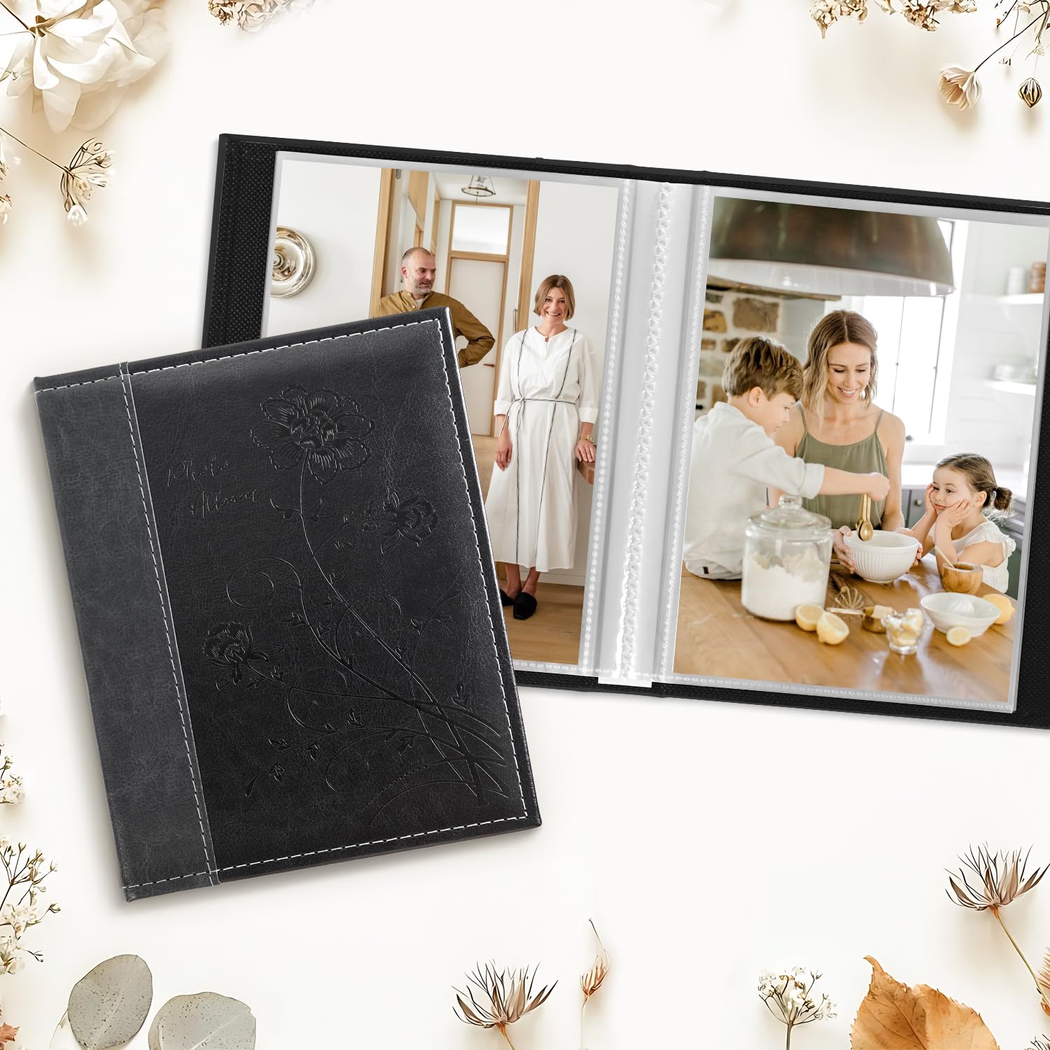 Amazon.com: Artmag Photo Album 5x7 Clear Pages Pockets