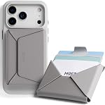 MOFT Magsafe Wallet, 8-Card Holder, Magnetic Phone Stand with Pull to Access Design, RFID Blocking, Angle Adjustment & MOVAS Minimalist Snap Field Wallet for Men Travel Essentials,Peony