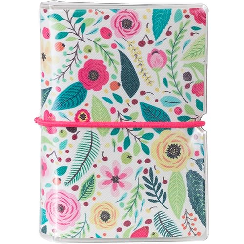 Women's Wallet Credit Card Loyalty Card Coupons Holder Mini Photo Album Organizer (Spring Rose)
