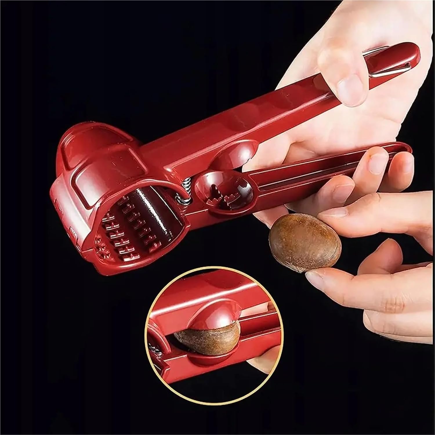 1/2pcs Seeds Melon Hazelnuts Nutcracker Sheller Clip Walnuts Walnut Nut Crackers Tool Cracker(Silver-1pc)