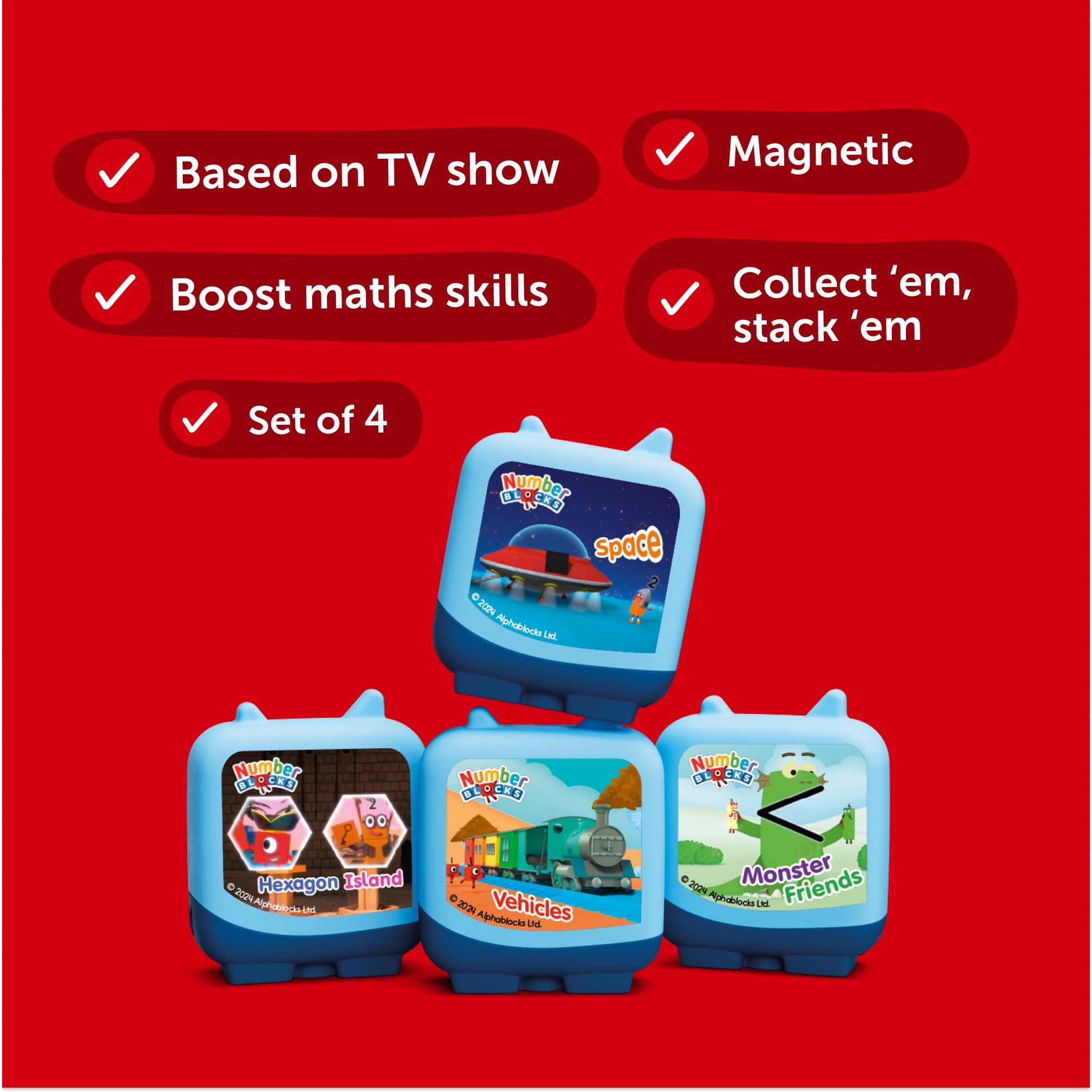 tonies Numberblocks Audio Clever Pocket Tonie Set, for use with Toniebox - Image 2