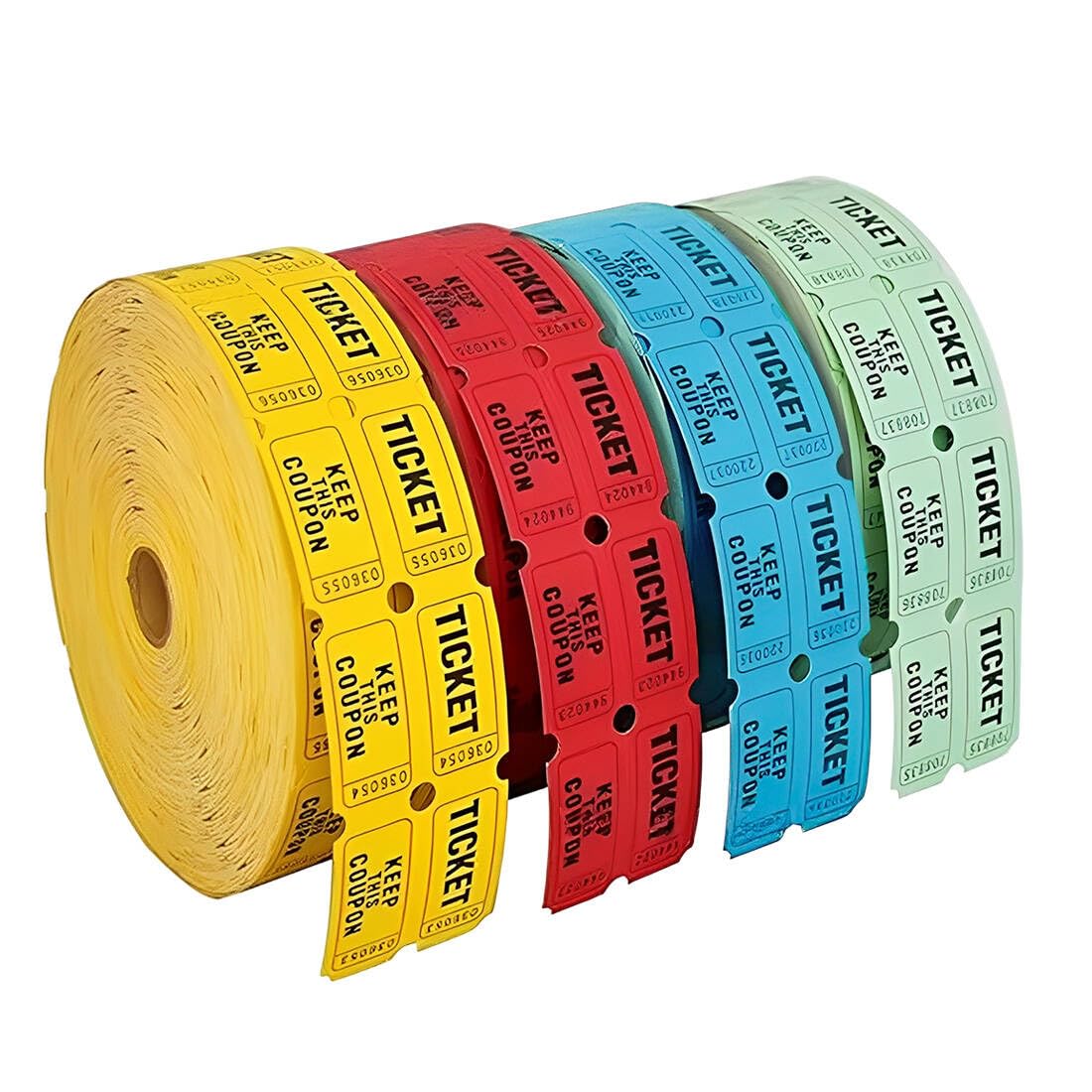 ZoeTekway 120 Pièces Billets de Tombola, Billets de Tombola Vides ZoeTekway 120 Pièces Billets de Tombola, Billets de Tombola Vides