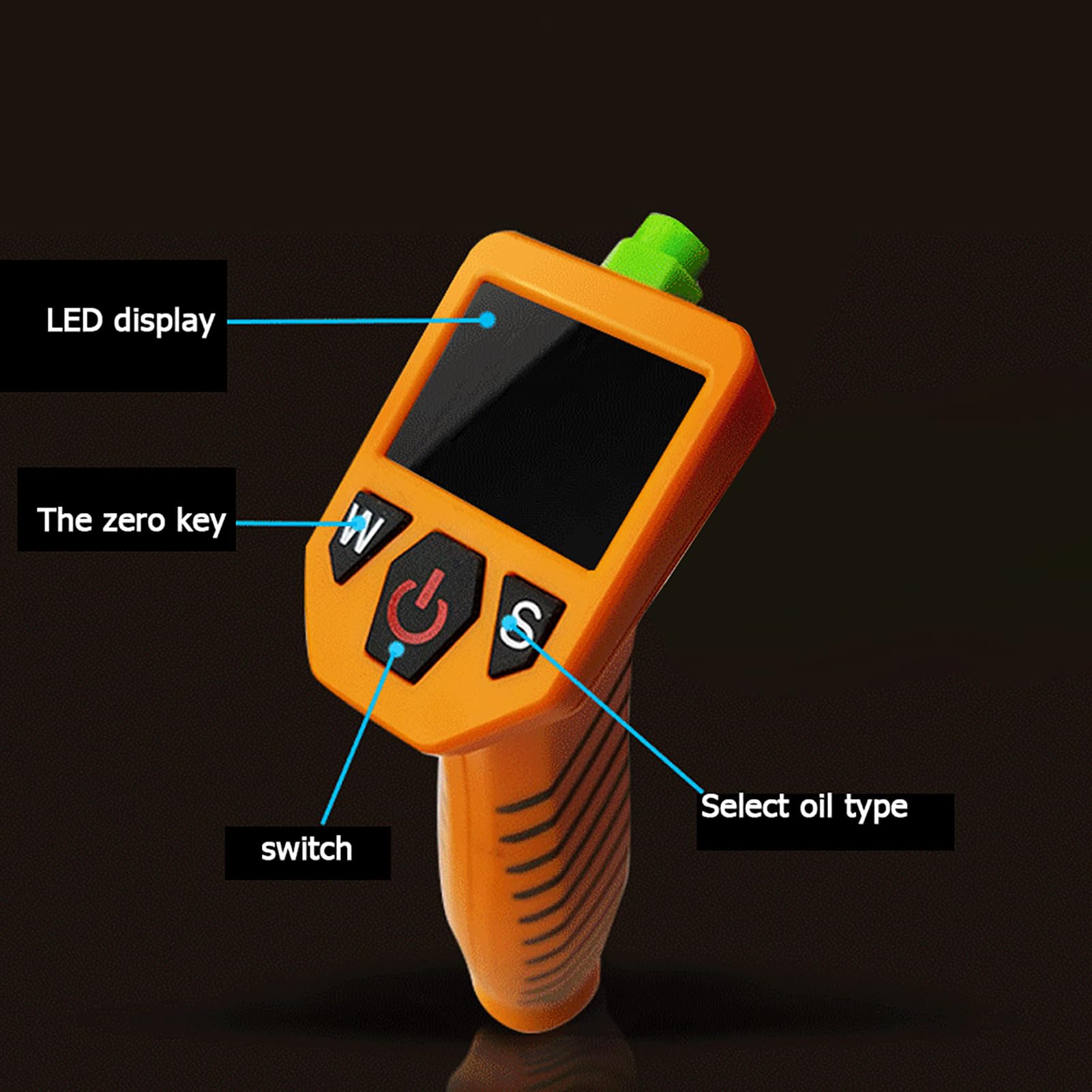 Testeur D' Moteur, Détecteur de qualité d' moteur Contrôle automatique de la qualité Détecteur d'analyseur d'outil de Diagnostic avec LED Gaz Améalyseur D'automobiles Outils