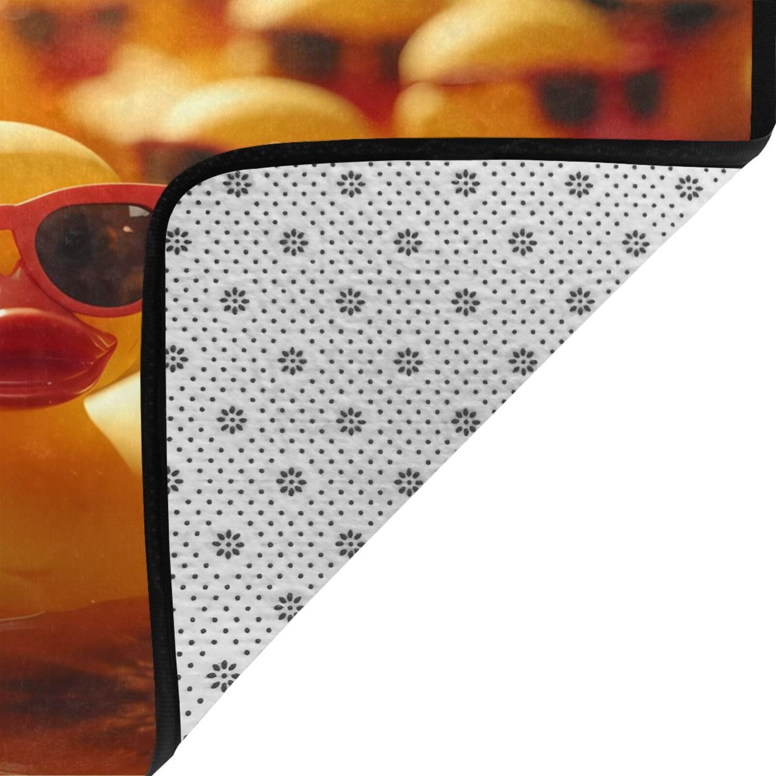 Tapis de soleil bleu canard jaune pour salon, chambre à coucher, tapis de sol d'intérieur, décoration esthétique, 122 x 213 cm, tapis antidérapant