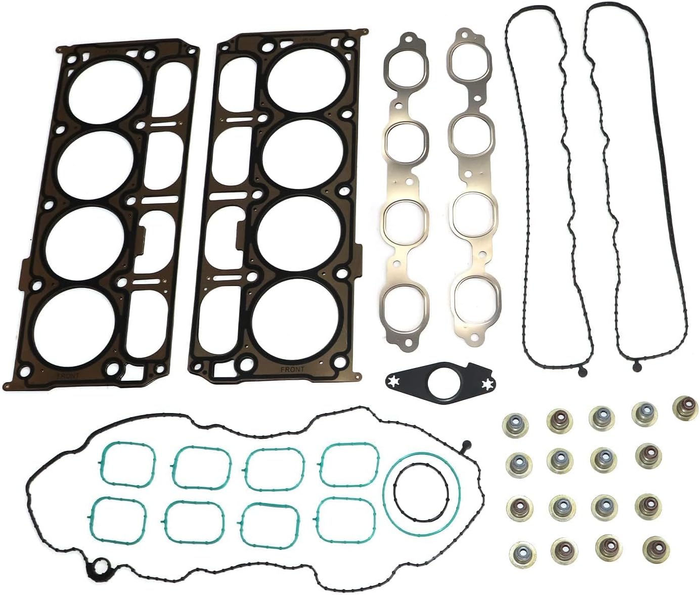 GXARTS HGS4308 Cylinder Head Gasket Set Compatible with Chevrolet Silverado 1500 Suburban Tahoe GMC Sierra 1500 & Limited Yukon Yukon XL 5.3L V8 OHV 2014-2020 HS54996 HS26744PT