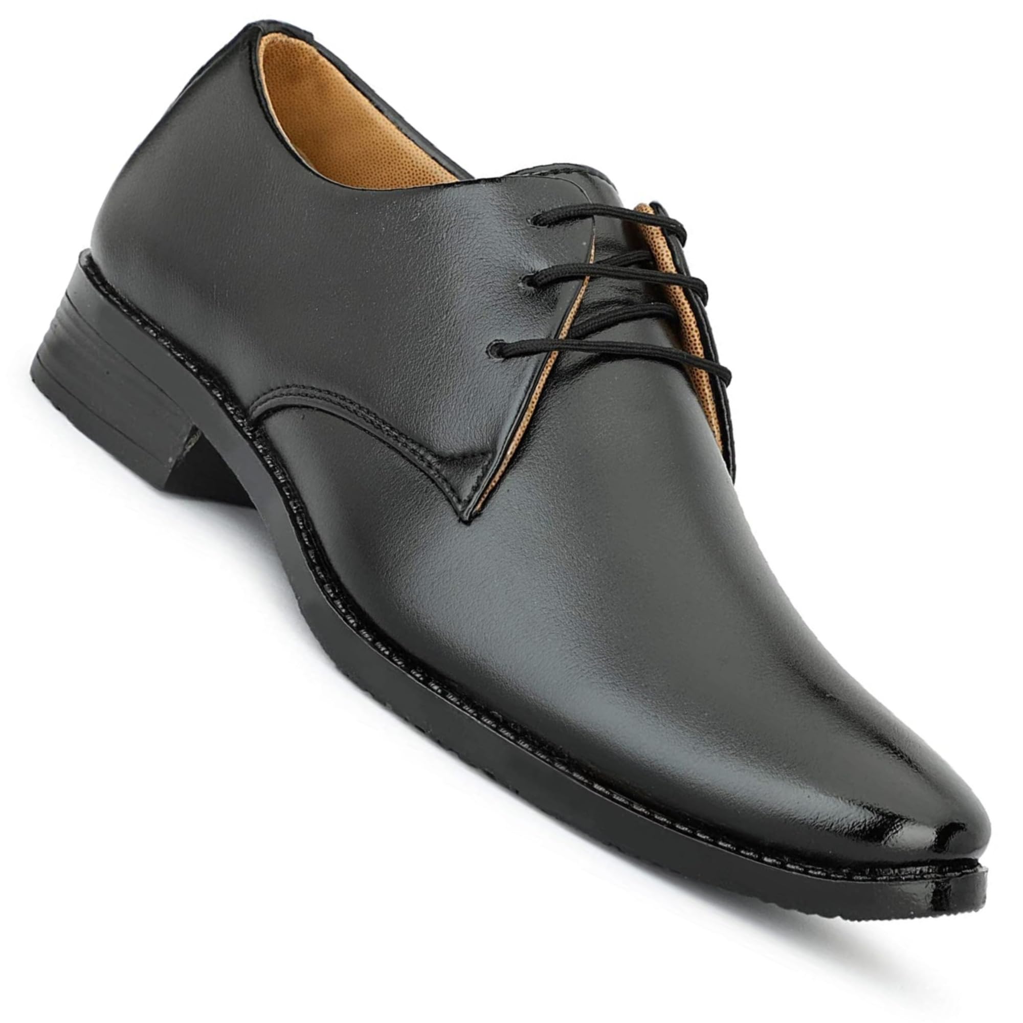 Zixer Artificial Leather Formal Shoes for Men || Party, College, Wedding, Alpha Office Shoes for Men Slip On Shoes for Men Without Laceless Shoes for Men (Black) (B0DCCLQN26) Amazon Price History, Amazon Price Tracker