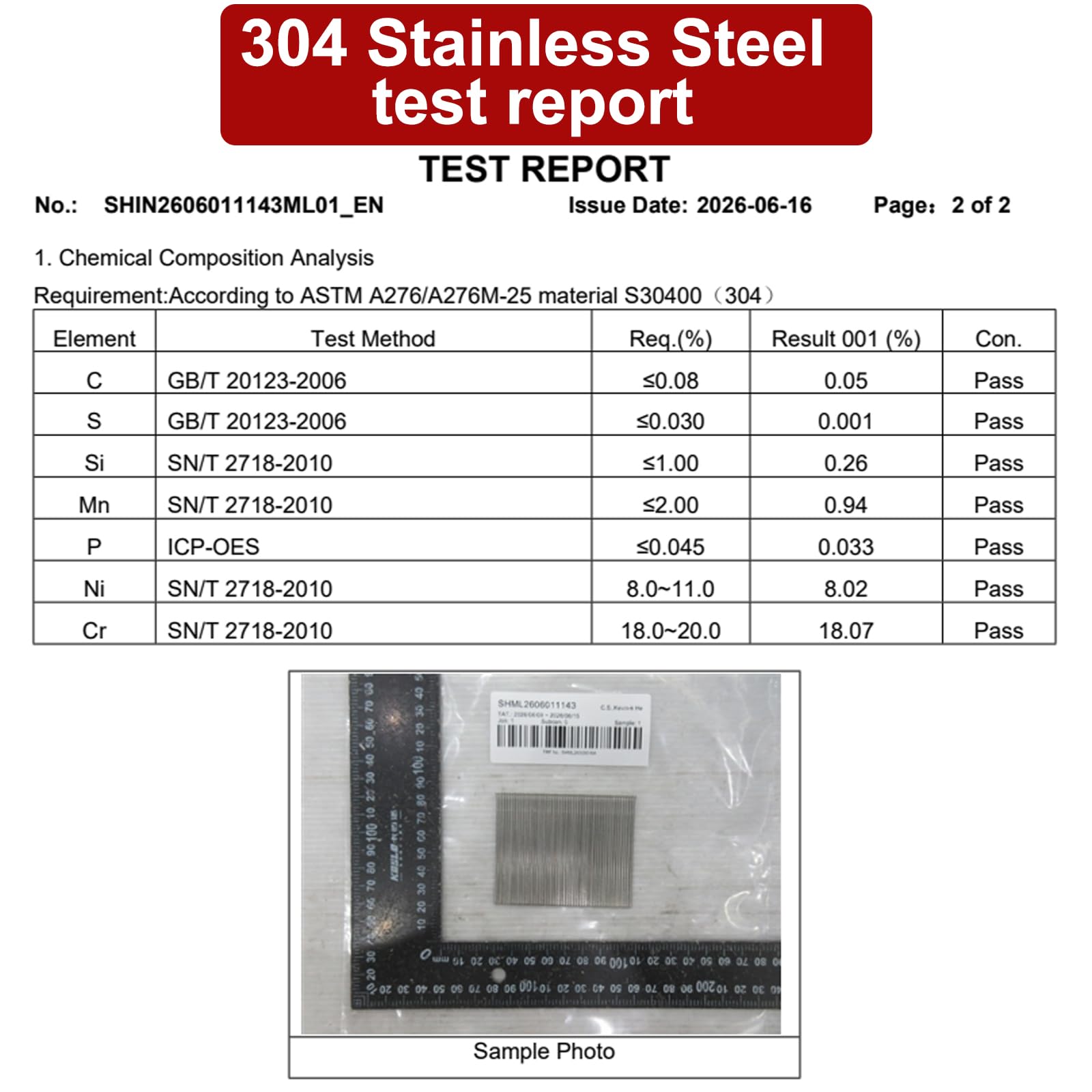 Stainless Steel Finish Nails - 1000 Pack -4