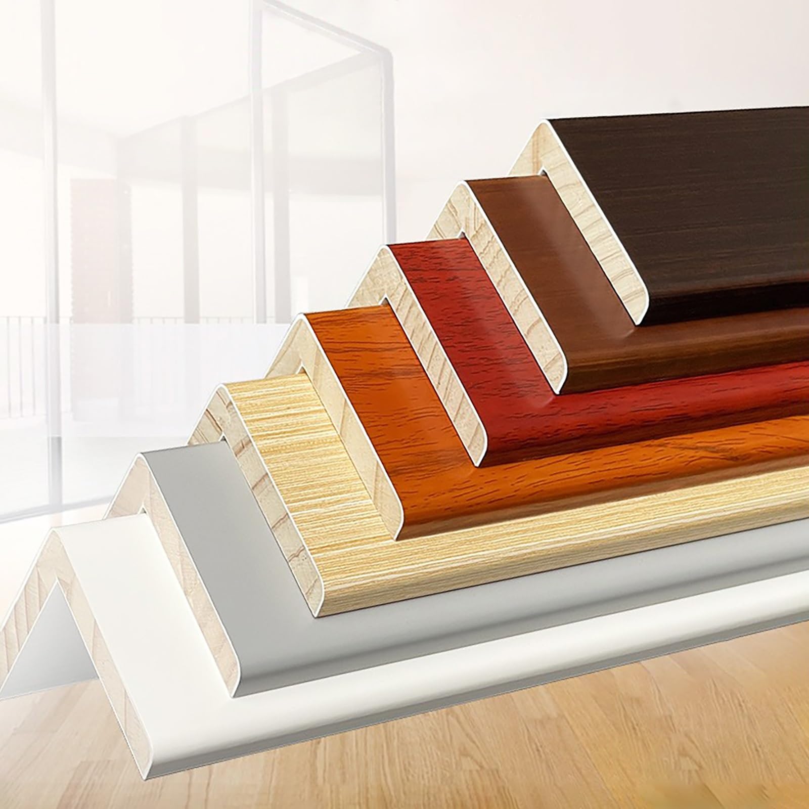 Protectores de bordes de esquina de madera, muebles duraderos y protectores de pared para seguridad, hogar y protección infantil
