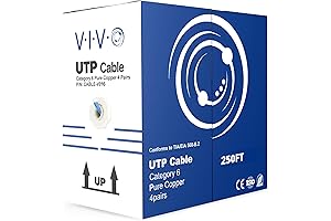 250ft Blue Cat6 Ethernet Cable