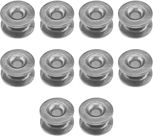 Miniatura 1 de 10 Uds hierba Trimmer cabeza ojetes aleación aluminio manga cuerda Trimmer jardín cepillo cortador piezas accesorios para jardín agrícola