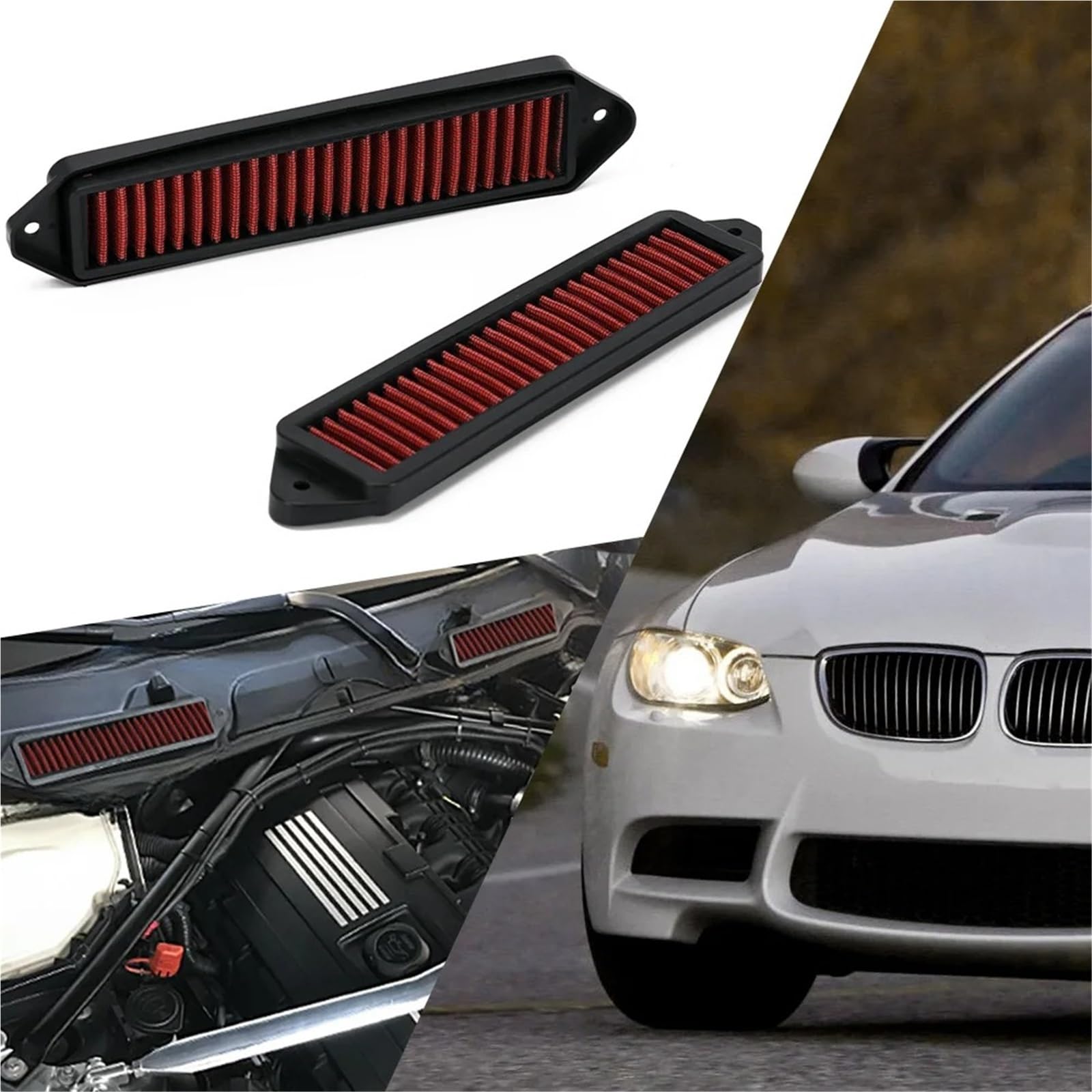 Filtro Aire Cabina Para BMW E E82 E88 E90 E91 E92 E93 Para X1 Para M3 128i 135i 328i 335i Solo Chasis Filtro De Capó Aire Cabina