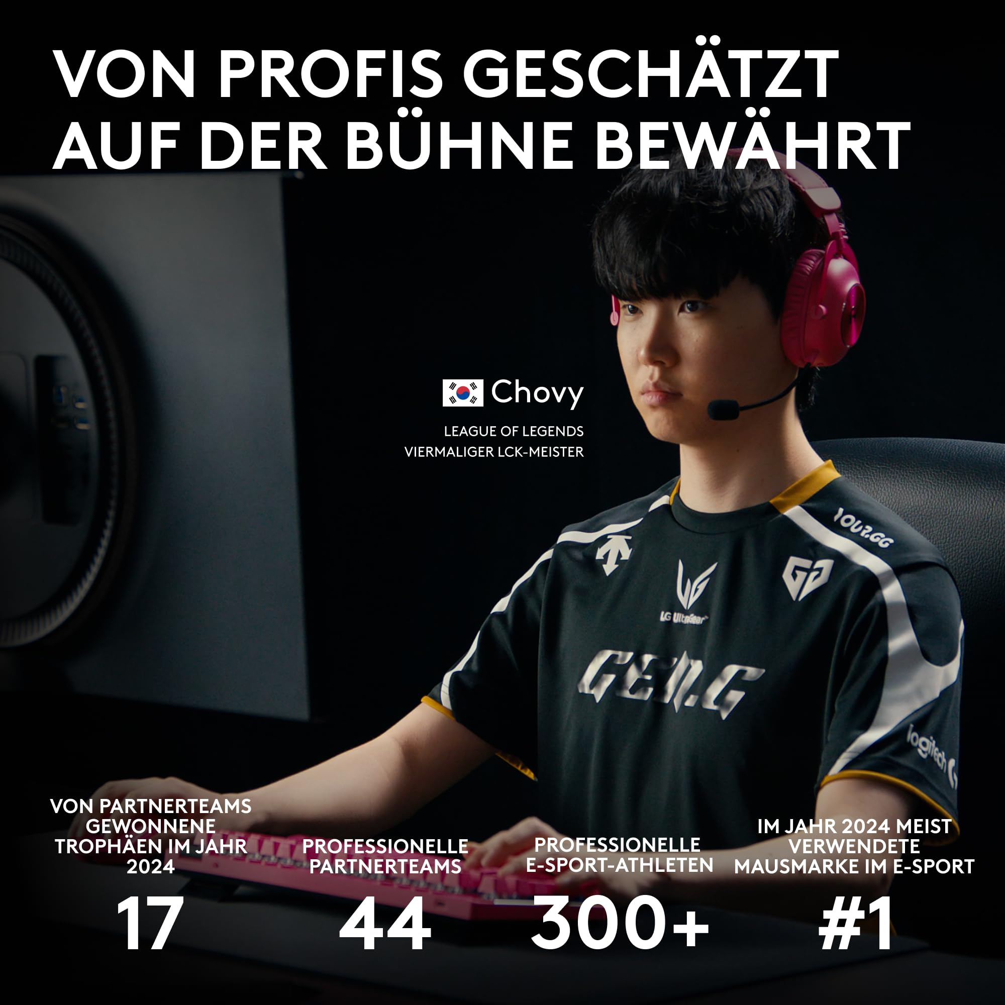 Logitech G PRO 2 LIGHTSPEED kabellose Gaming-Maus Rechts-oder Linkshänder, mit bis zu 4 anpassbar... Ansicht 3
