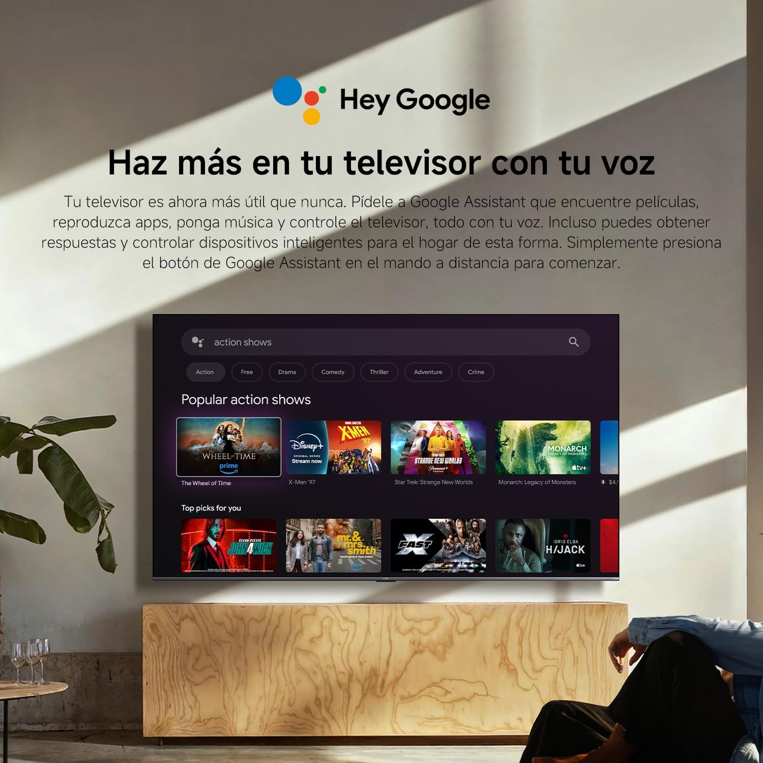 XIAOMI TV S Mini LED 75″ (190 cm), QLED Mini LED Televisión, 4K UHD, Smart TV con Google TV, HDR10+, Triple Tuner, DVB T2, 60Hz con 120Hz Game Boost Mode, MEMC, Dolby Audio, Airplay 2 13