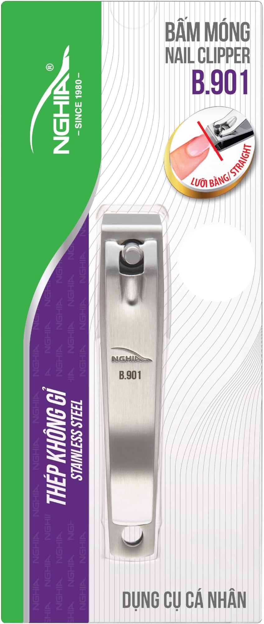 Professional Nail Clippers Large Size Nail Clippers for Cutting Both Nails and Toenails Rust Free Stainless Steel