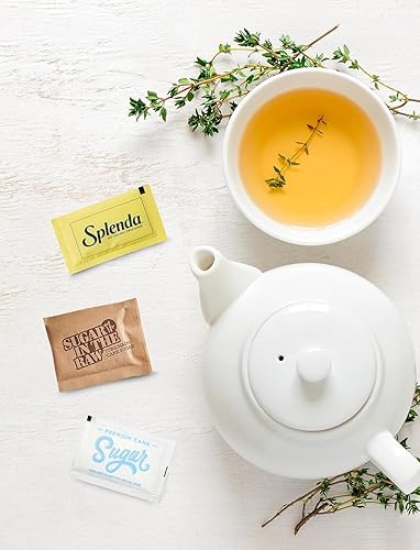 Miniatura 4 de Paquetes surtidos de azúcar y edulcorantes más agitadores de café de madera, azúcar premium, azúcar en crudo, Splenda, paquetes de azúcar para el