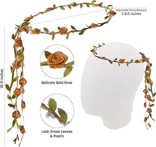 Miniatura 3 de FUNCREDIBLE Juego de accesorios de disfraz de hada  Alas de hada corona de hadas con purpurina  Alas de hadas de dientes dorados adultos