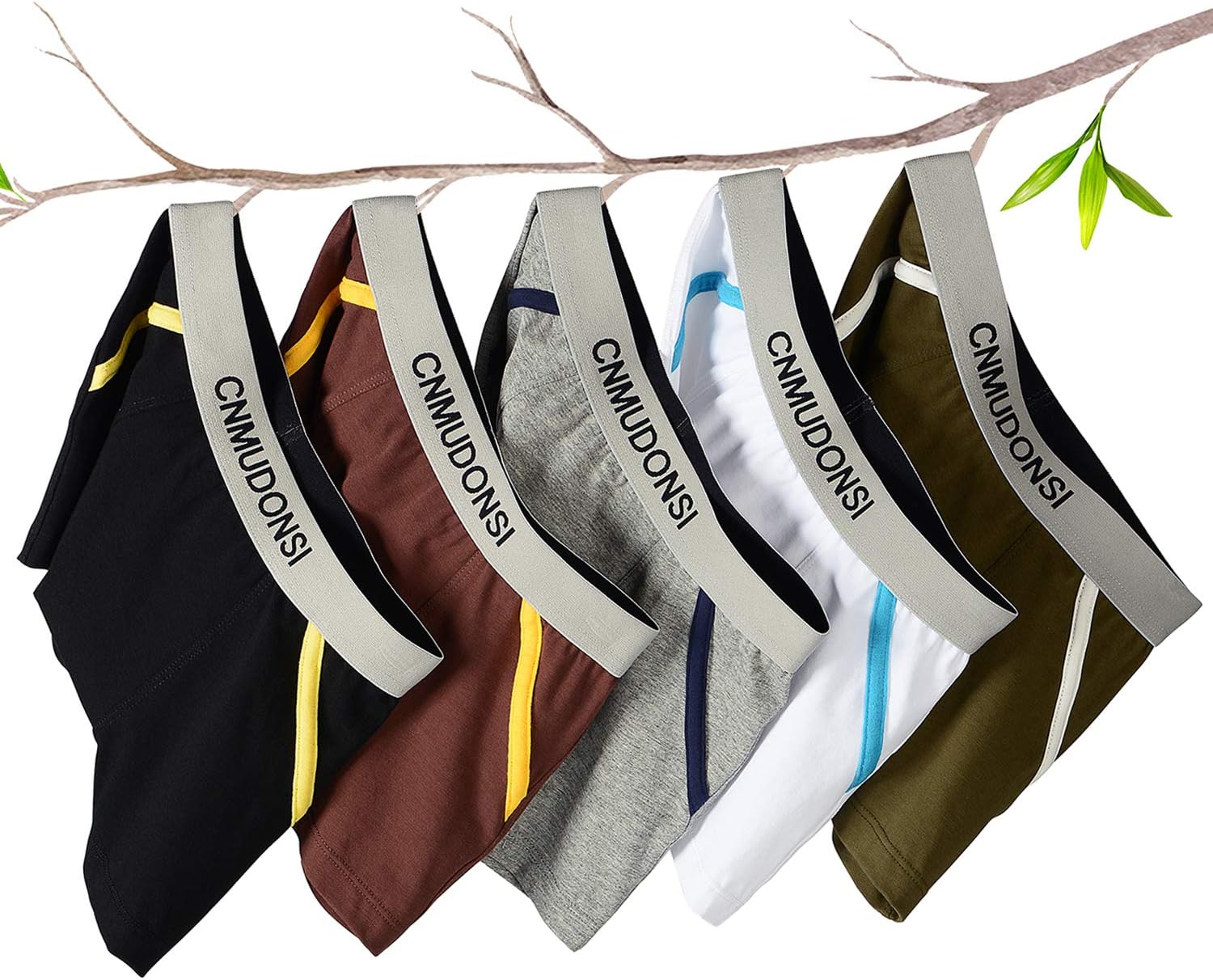 CNMUDONSIBoys Underwear Size 5-16 Teen Boxer Briefs 5 Pack