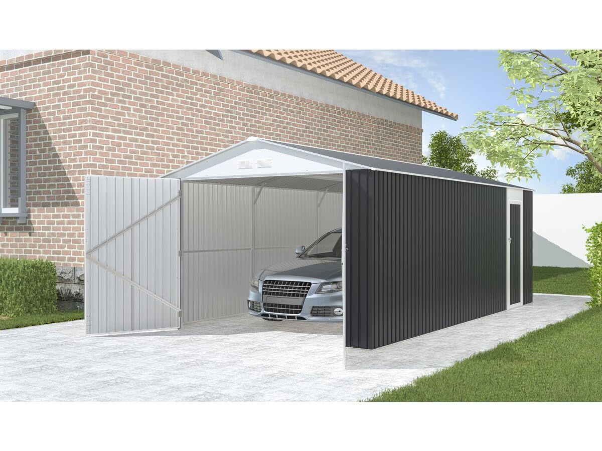 Habitat et Jardin Garage in Metallo Houston - 18,56 m² - Antracite