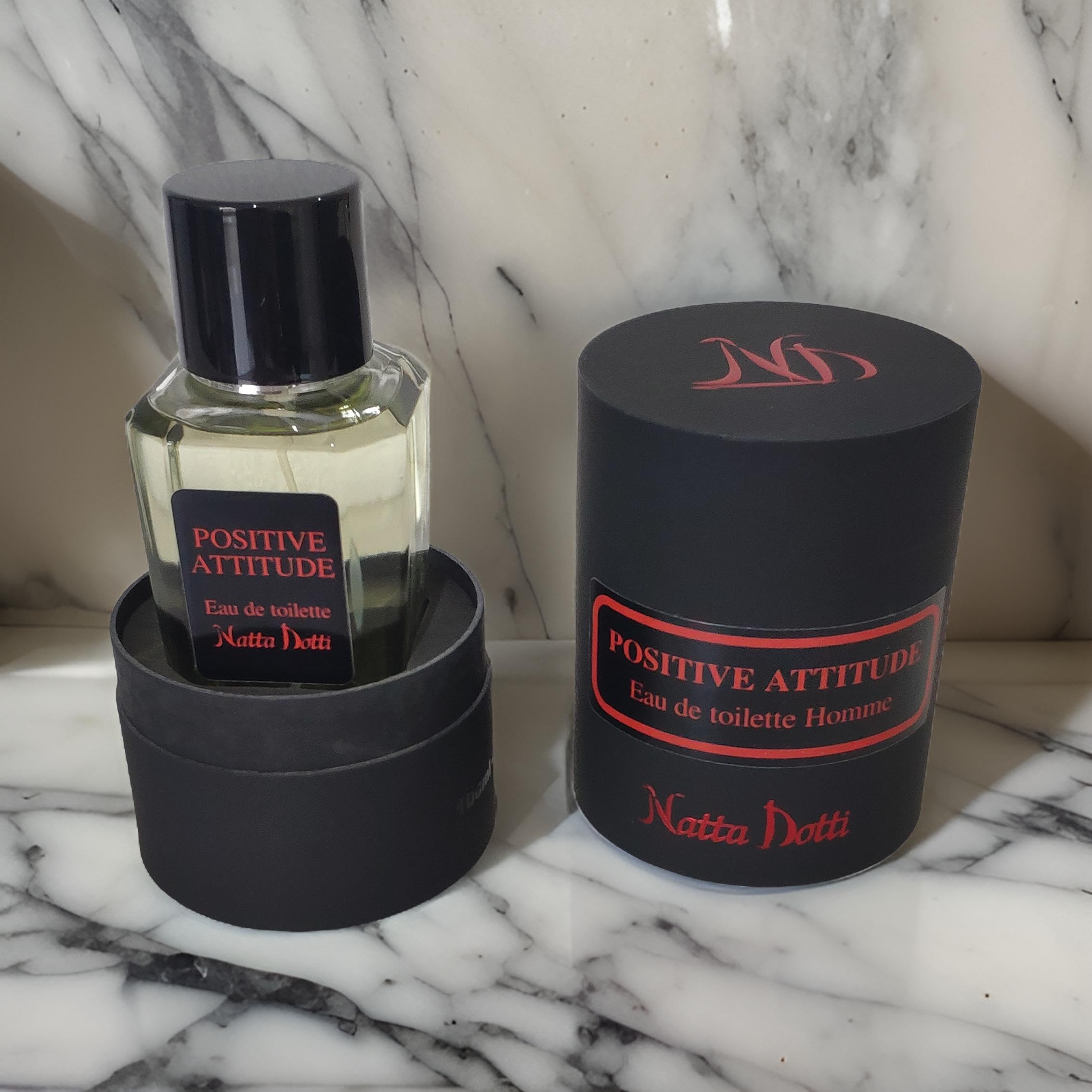 Eau de Toilette pour Homme - POSITIVE ATTITUDE - Parfum Boisé - NATTA DOTTI (100 ml)