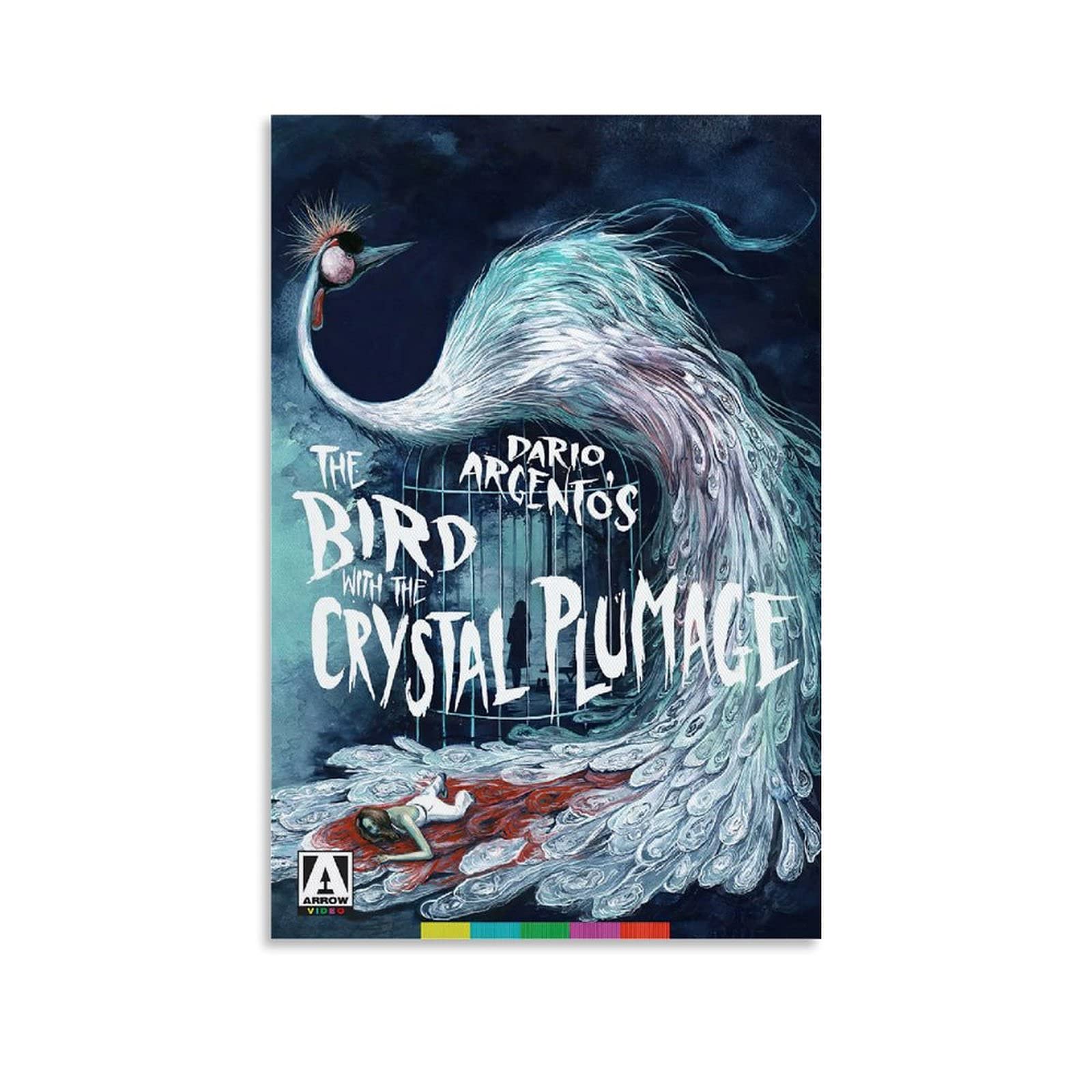 FDGHS The Bird with The Crystal Plumage Poster Decorative Painting Canvas Wall Art Living Room Posters Bedroom Painting 16x24inch(40x60cm)