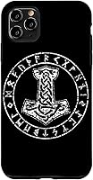 Vista 12 de Funda para iPhone 13 Pro Mjolnir Thor Hammer Viking Norse Mythology