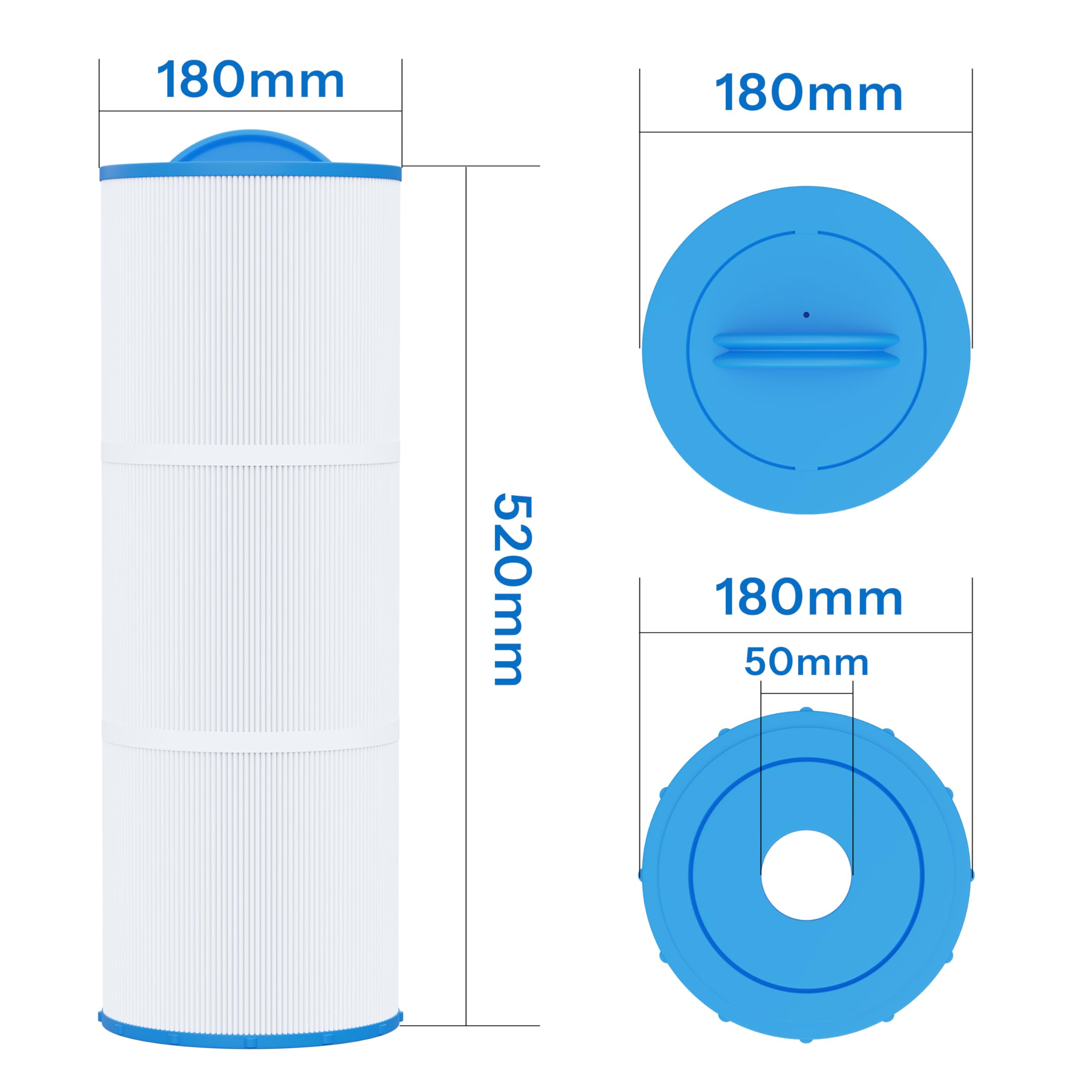 Cartucho de filtro compatible con Weltico C5 para piscina, 1 paquete