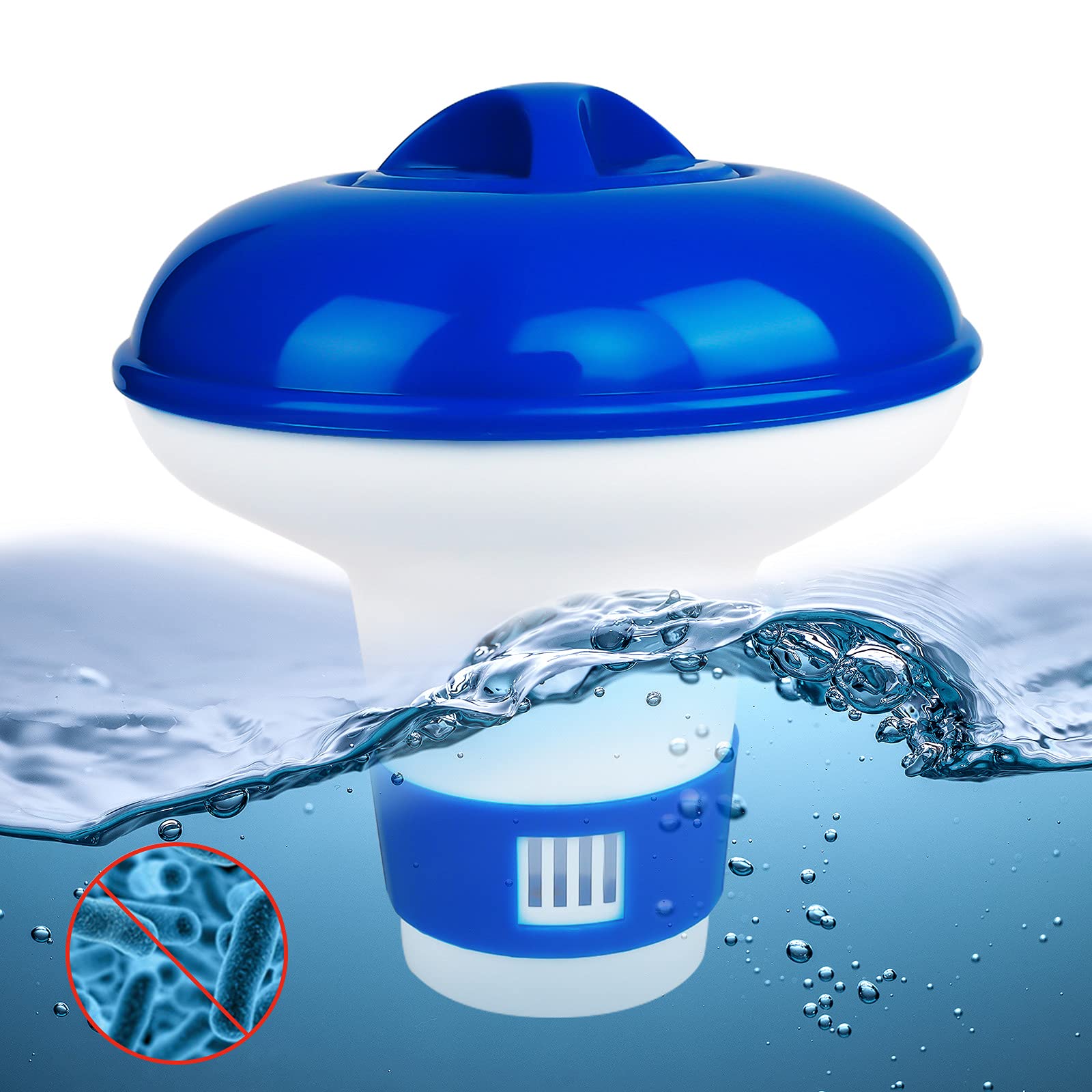 KXYINOS Chlor-Dosierschwimmer 5 Zoll – Einstellbarer Pool-Chlorspender Für Innen- & Außenpools, Whirlpools & Badewannen, Für 1" Und 3" Chlortabletten KXYINOS Chlor-Dosierschwimmer 5 Zoll – Einstellbarer Pool-Chlorspender Für Innen- & Außenpools, Whirlpools & Badewannen, Für 1" Und 3" Chlortabletten