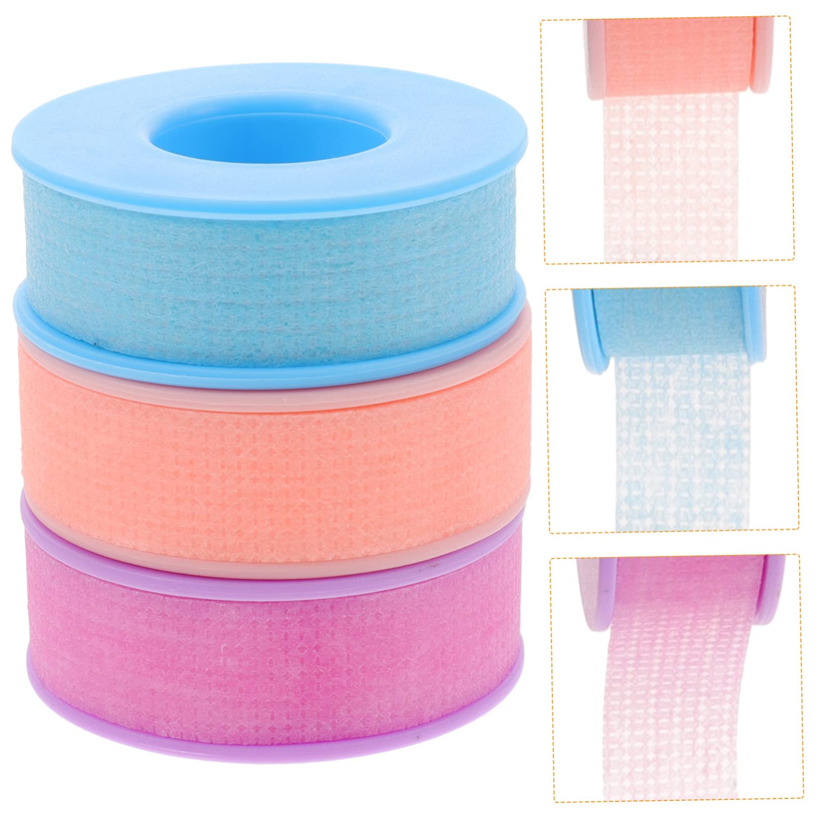12rollos Tiras De Cinta Para Extensiones De Pestañas De Cinta Aislante Para Pestañas Transpirables Para Profesional y Personal