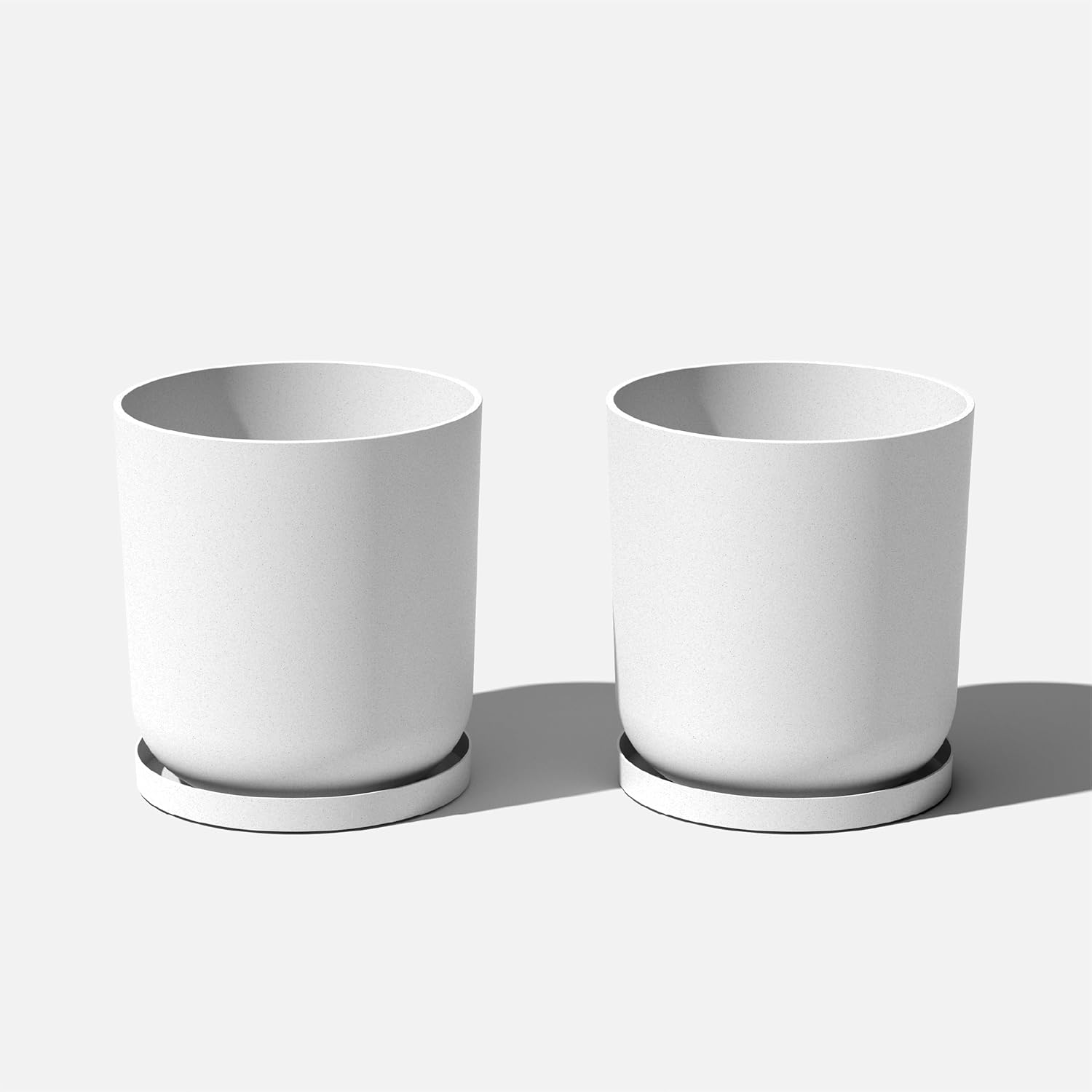 Veradek Mason Series Lima Planter Trays (20'' Tray - 2 Pack, White)
