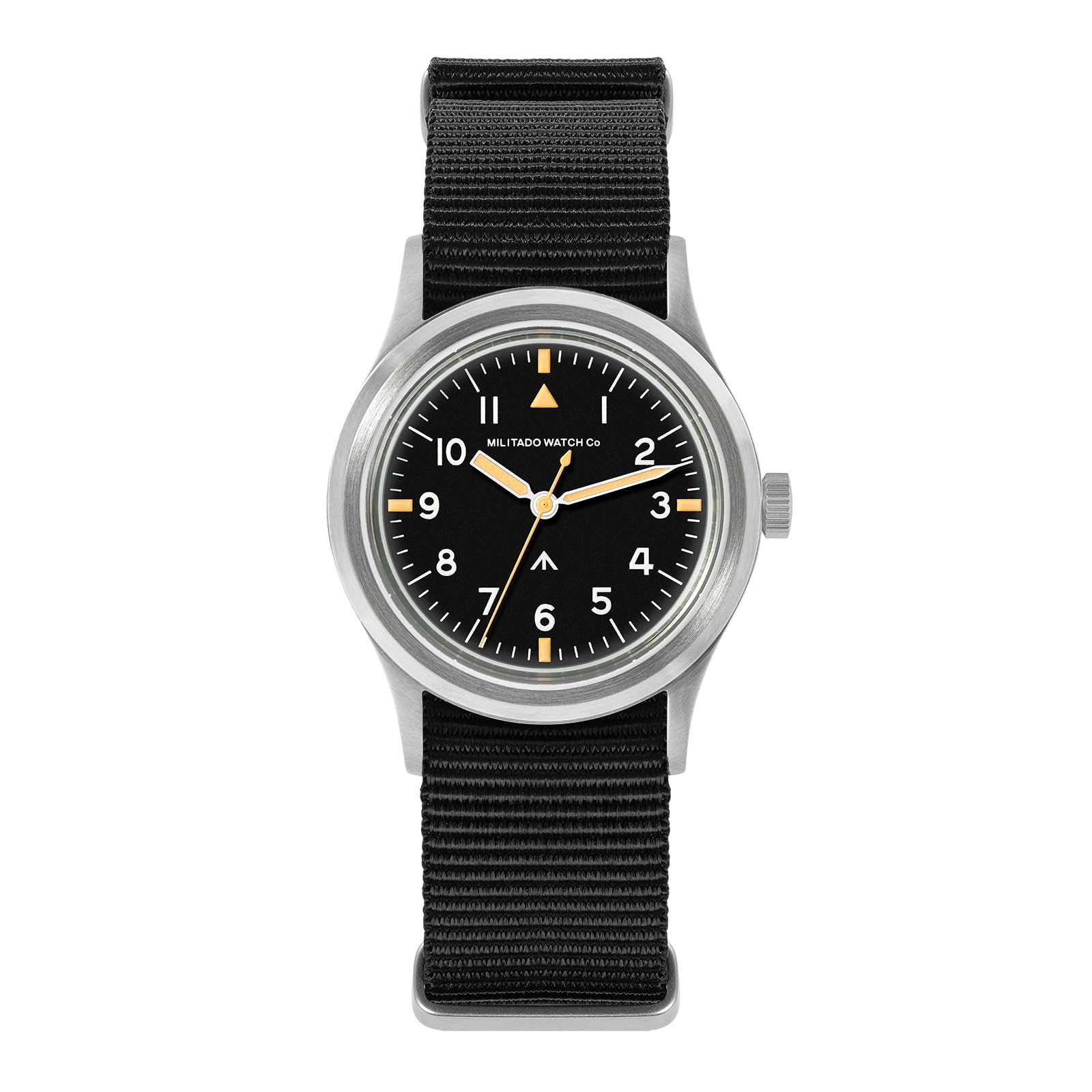 TACTICAL FROG Militado ML14 Quarzuhren für Herrenn - VH31 Mecaquartz Werk 36 mm Edelstahlgehäuse 5 ATM Wasserdicht Leuchtzeiger Klassisches