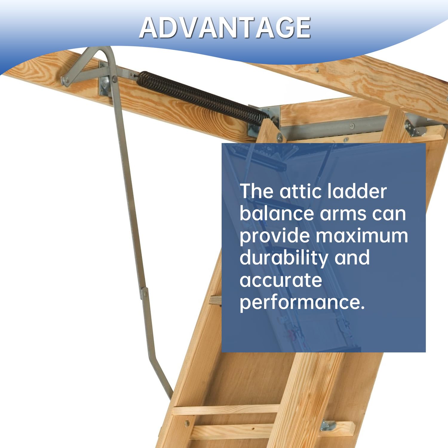 2-Pack Attic Ladder Hinges – Heavy Duty Flat Hinge Replacement For Loft, Folding & Triple Ladders, Sturdy Metal (Screws Not Included)