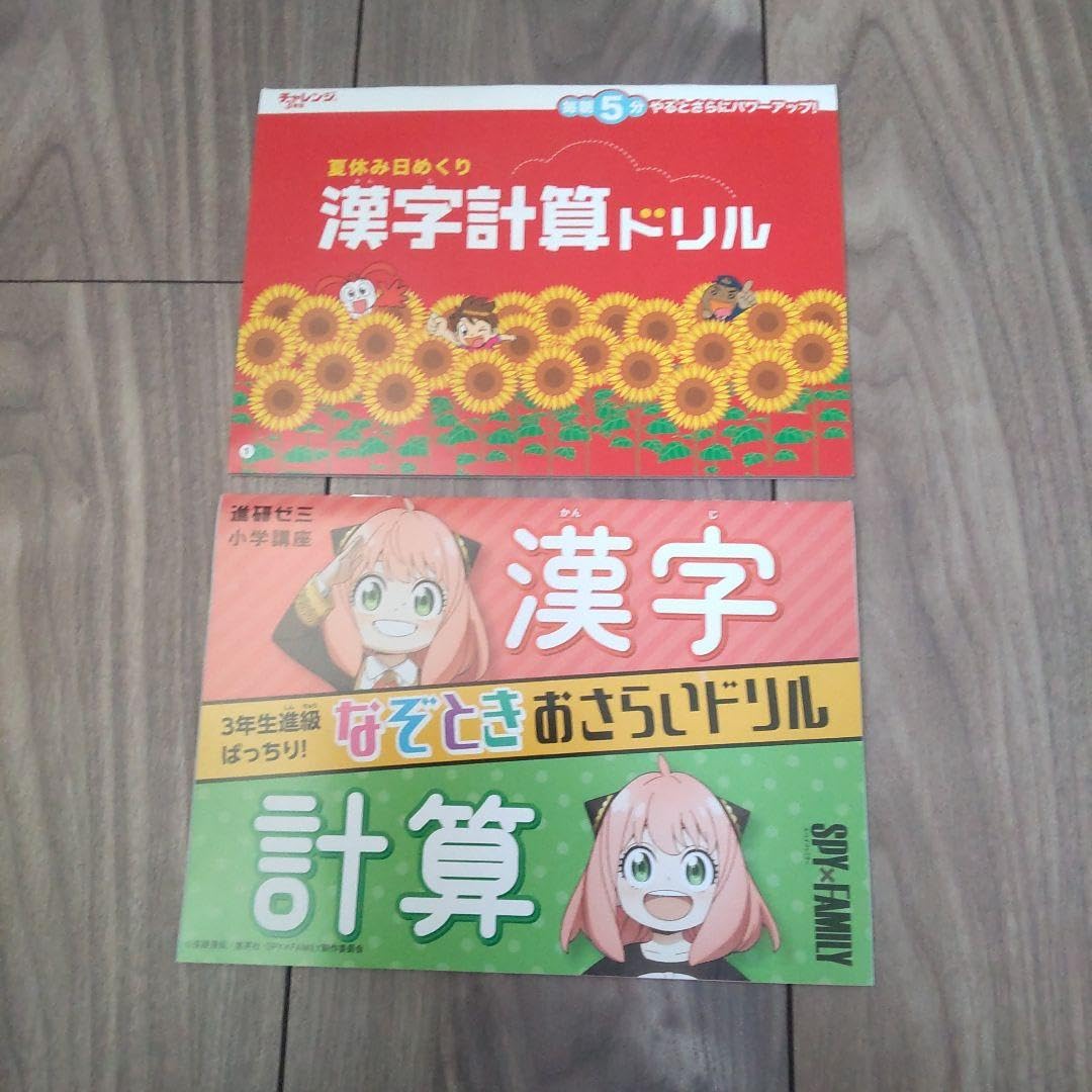 Amazon.co.jp: ベネッセ チャレンジ3年生 夏休み日めくり 漢字計算