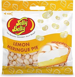 Jelly Belly Haricots en gelée, gluten, bonbons sans produits laitiers et graisses, sacs à tarte au citron meringue Grab n' Go, friandises sucrées pour enfants de tous âges, 12 x 70 g
