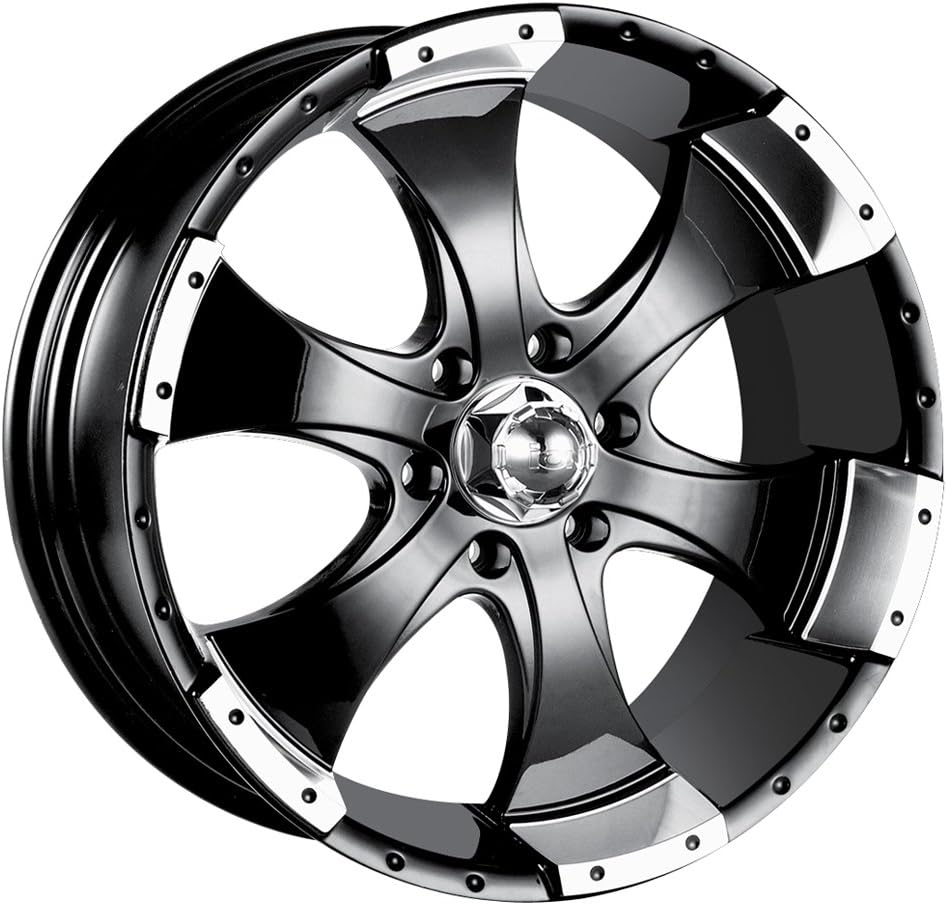 Ion Alloy 136 Black Machined Wheel (15x6"/5x114.3mm)