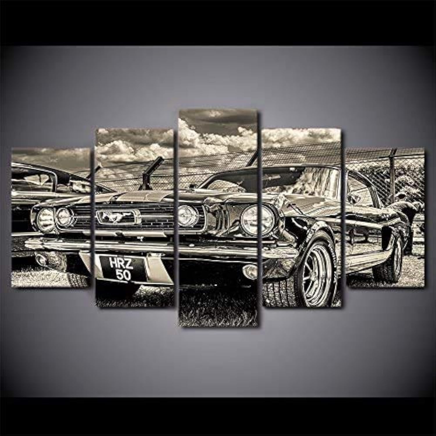 Amazon.com: Modular HD Print Artwork Modern Sports Car