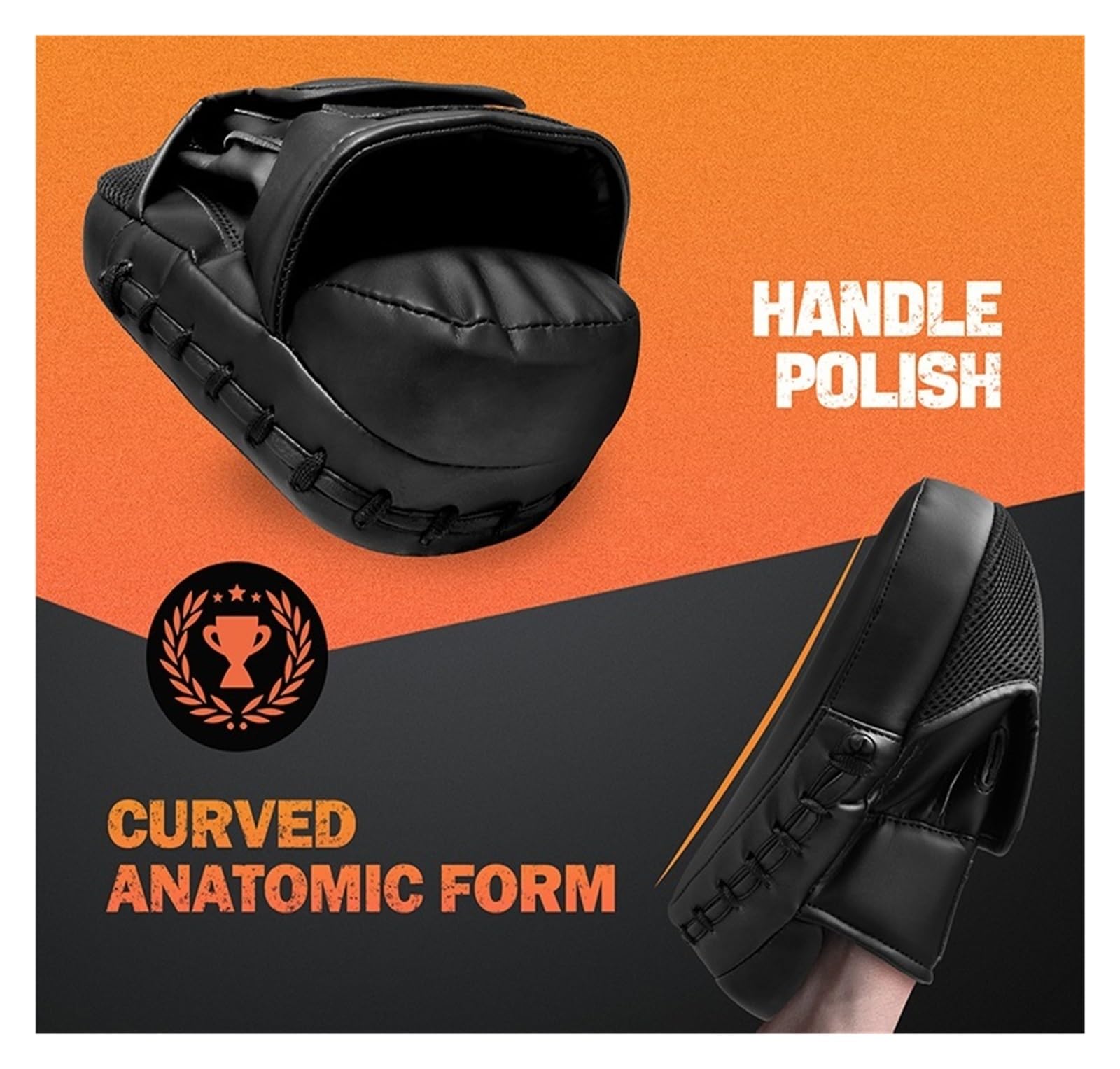 Almohadillas de Boxeo Manoplas de Boxeo for Hombres y Mujeres, Cuero, for Entrenamiento