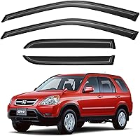 Vista 147 de Viseras para ventana, protectores contra la lluvia, compatibles con Subaru WRX 2015-2021, deflectores de viento para ventanas, viseras